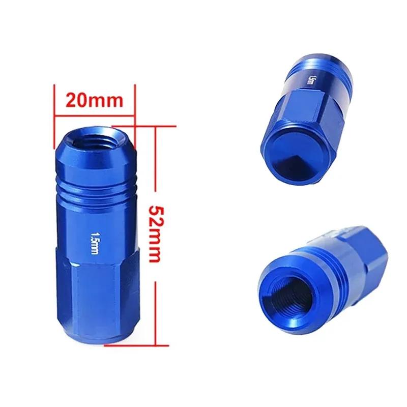20Pcs Car Lug Wheel Nuts Screw M12 X1.25/ 1.5MM Aluminum Universal Racing Wheel Lug Nuts Extended For Nissan Honda Suzuki