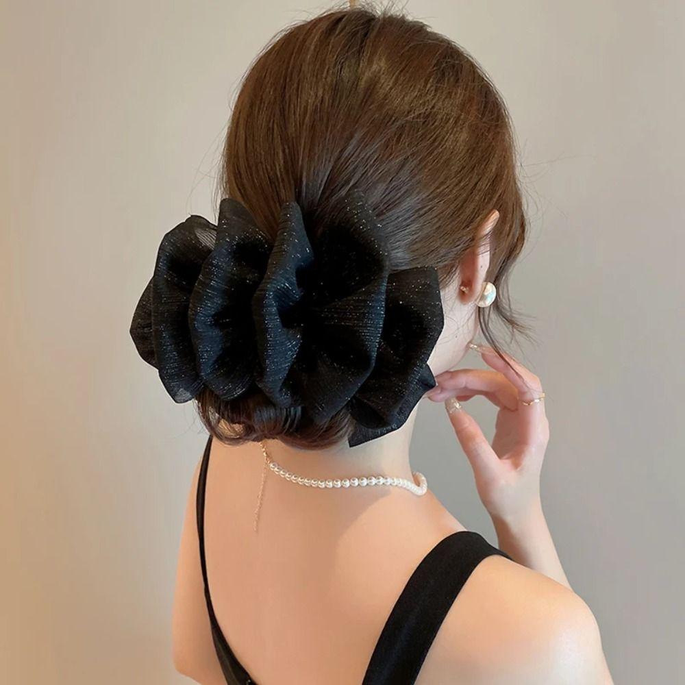 Elegante Haarspangen Luxus Pferdeschwanzhalter Trendige Duttfrisur Haarspange Frauen Mädchen Haarschmuck