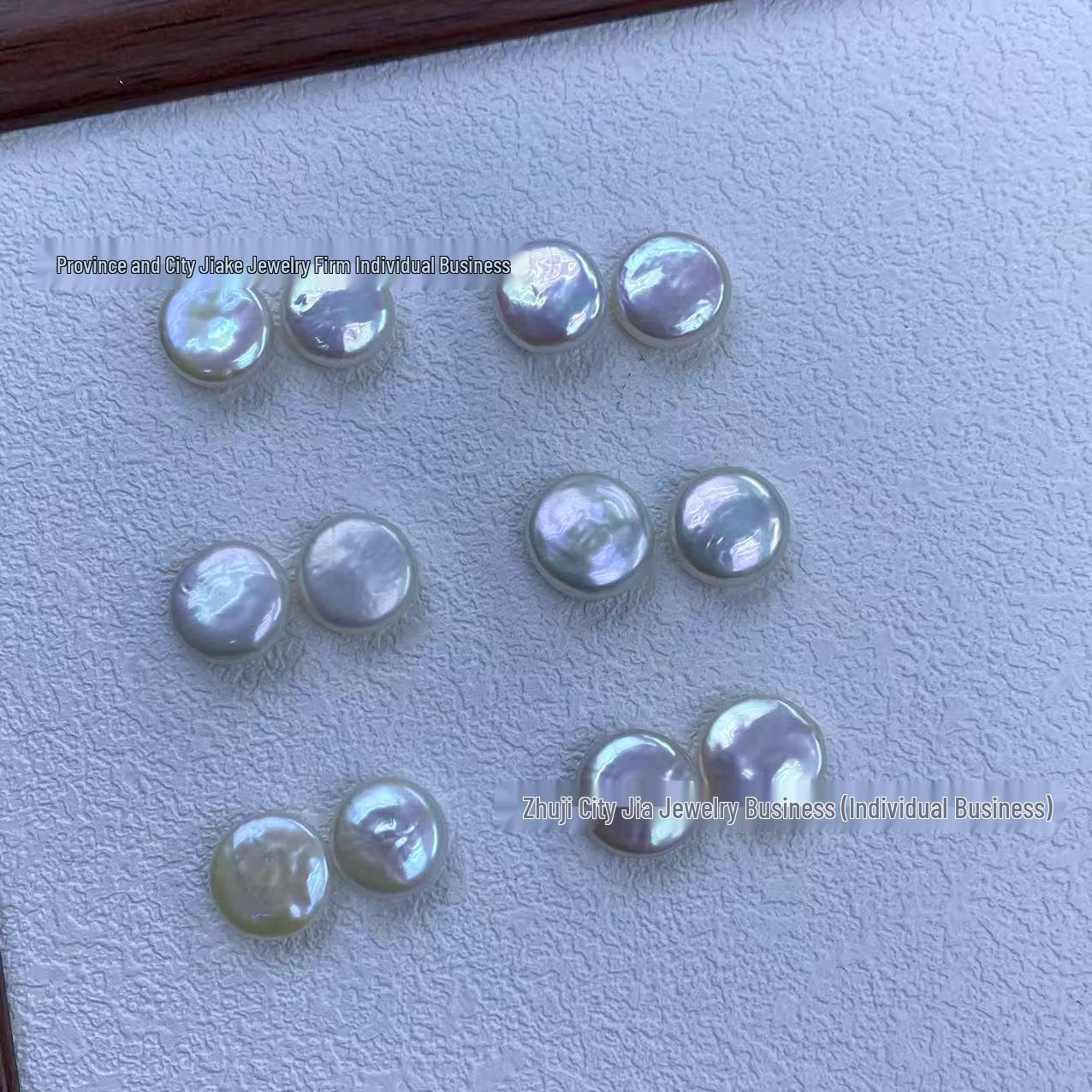 

10-13mm Half-Drilled Freshwater Pearl Button Beads with High Luster, DIY Bulk Assortment Bulk Random Selection