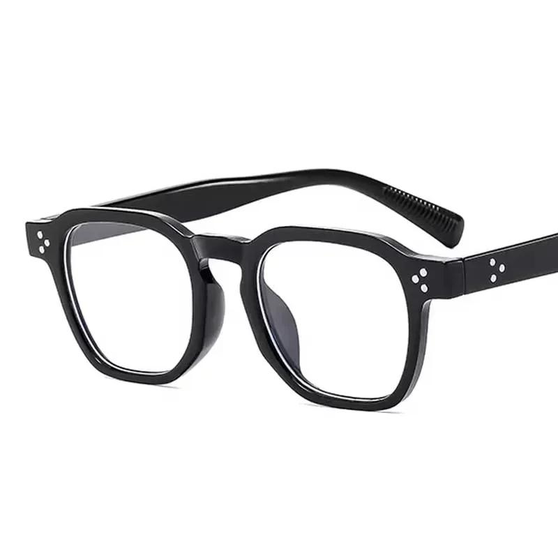 Retro Quadratisches Licht Brillenrahmen Damen Herren Transparent Unisex Brillen Für Weiblich Männlich Oculos