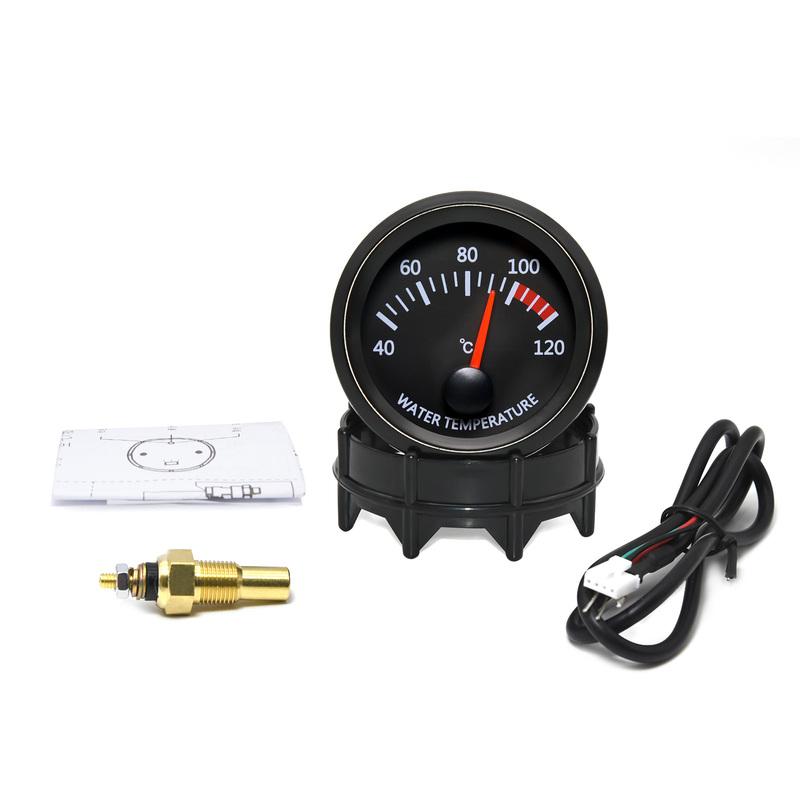 MAIMEIMI Automobile 50~150℃ Oil Temperature Gauge with White Light 2" 52mm Oil Temp Meter+Sensor 1/8NPT for Racing Car 12V
