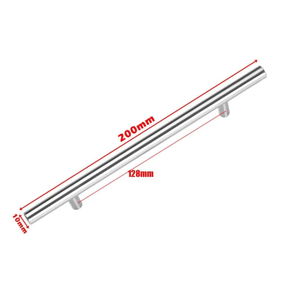 1Pc Cupboard Useful Hardware Furniture Component Drawer Wardrobe Pulls Door Knobs T-Bar Handle  Stainless Steel  Knobs