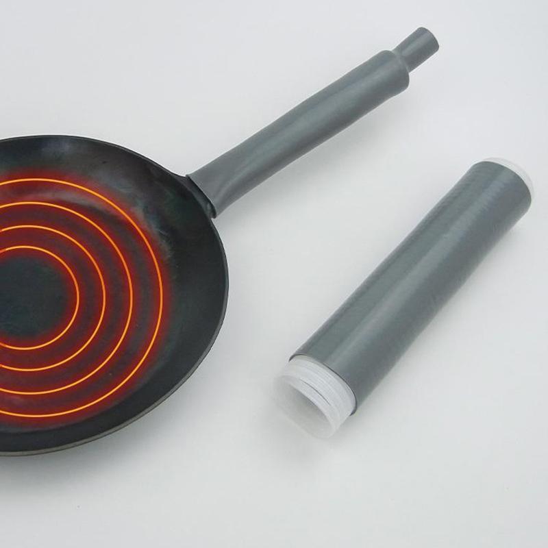 Odporny na oparzenia gumowy ochraniacz uchwytu patelni Uchwyt garnka Pokrowiec odporny na ciepło Uchwyt rękawa Rękaw uchwytu patelni