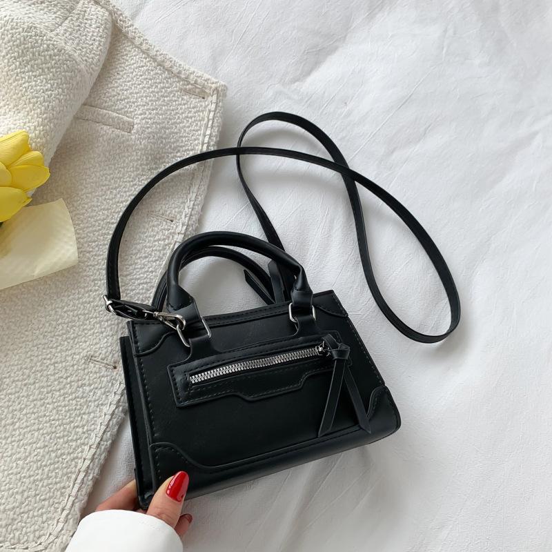 Crossbody Bag for Women  Fashion Casual Western Style Shoulder Handbag Simple Texture Messenger Small Square Bag