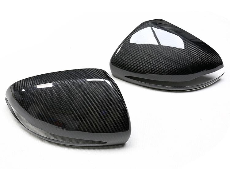 Carbon Fiber Rearview Mirror Cover Housing for Mercedes Benz W205 W213 W222 W257 C E S GLC CLS GLA GLB Class Side Mirror Trim