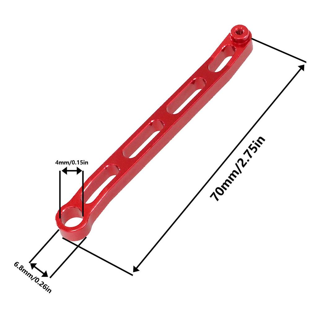 Mangniu RC Car Metal Upgrade Chassis Tie Rod for MN168/MN78/MN82