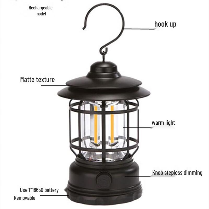 Multi-Function Rechargeable LED Camping Lantern