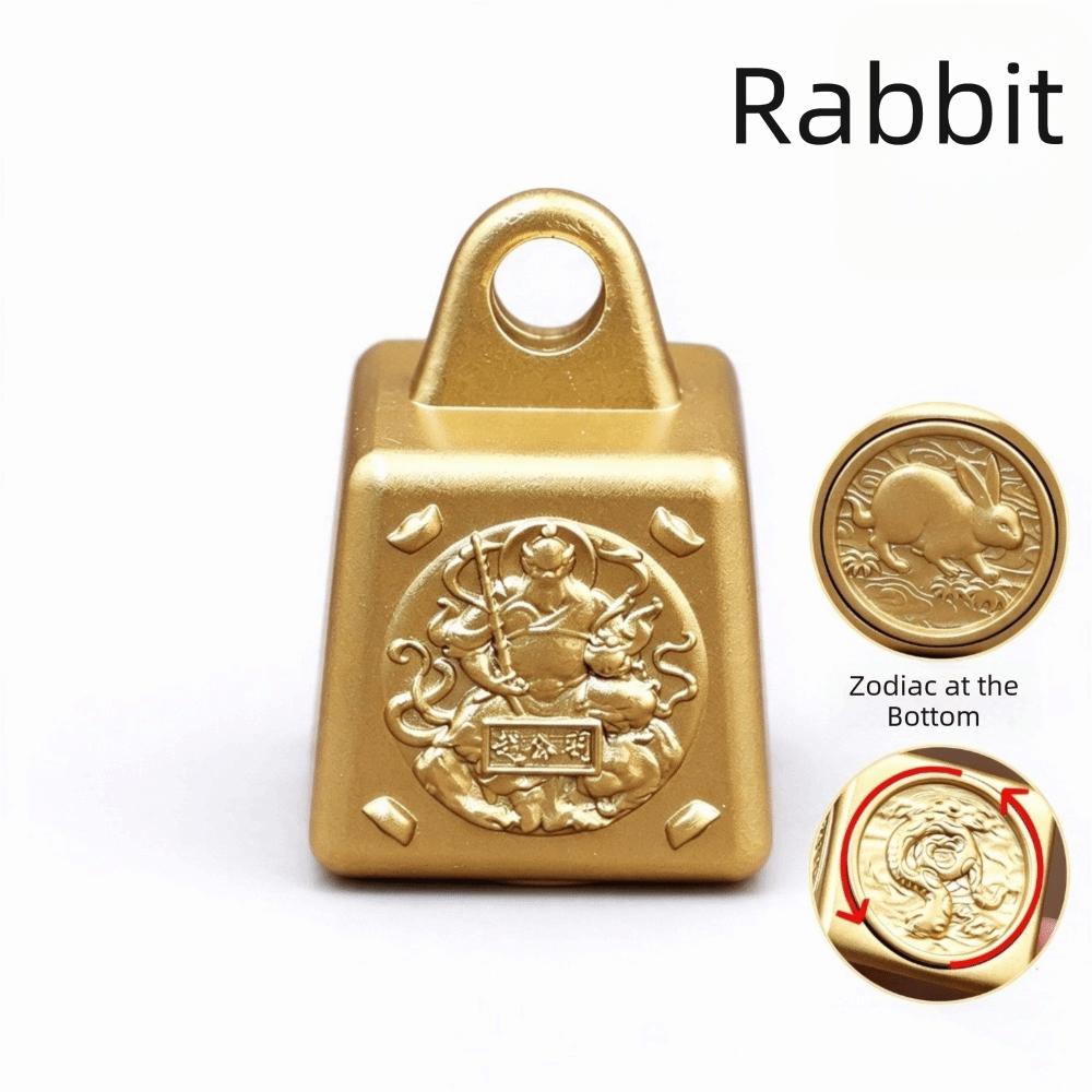 Rotatable Zhao Gongming Weight Spinner Scale Weight Cultural Creative Chinese Zodiac Hand Piece Hand Piece Hanging Ornament