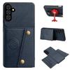 PU Leather Wallet Phone Case for Samsung Galaxy A17 4G/5G,A16,A15,A13 5G,A05s,A04s Card Slots Dual Metal Button Shockproof Full‑Body Cover
