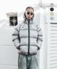 Lettercomo D-Shell Cross Hooded Puffer Jacket 4 Colors