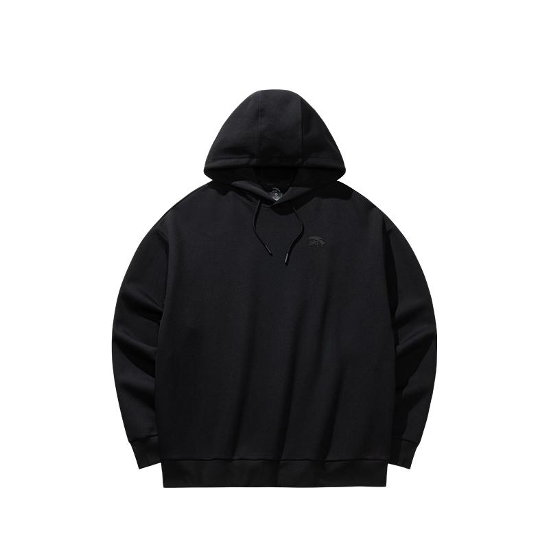 Anta Lifestyle Series Black Unisex Oversized Hoodie 972548702S-2 L
