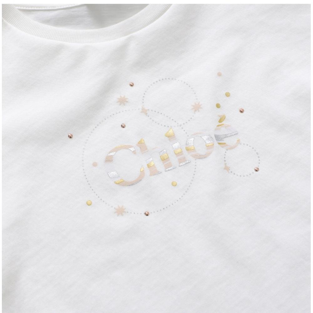 Chloe C20111 117 Crop Kids Short Sleeve Tee