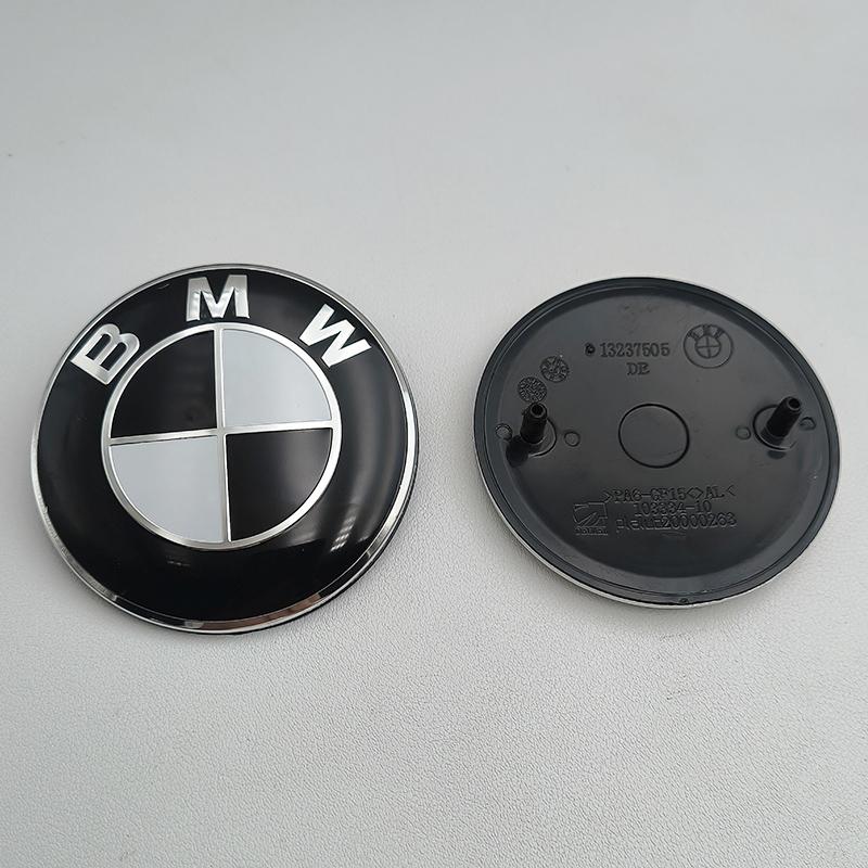 OSTB7 3d 82mm 74mm Car Front Hood Badge Bonnet Logo Rear Trunk Emblem For BMW E46 E39 E90 E36 E60 E30 E87 M2 M3 M4 M5 50th Anniversary