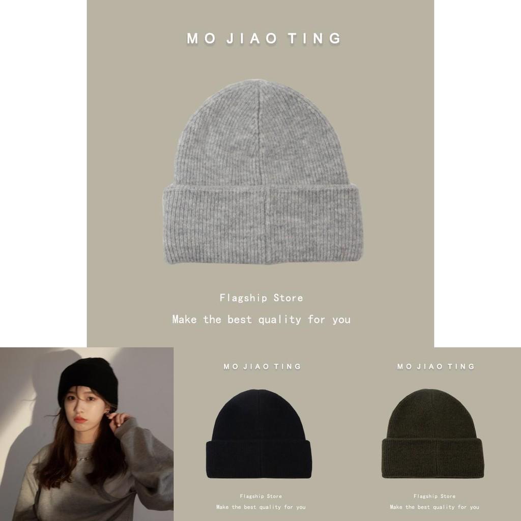 Stylish Warm Knitted Hat For Women Comfortable Cotton Beanie In Multiple Colors