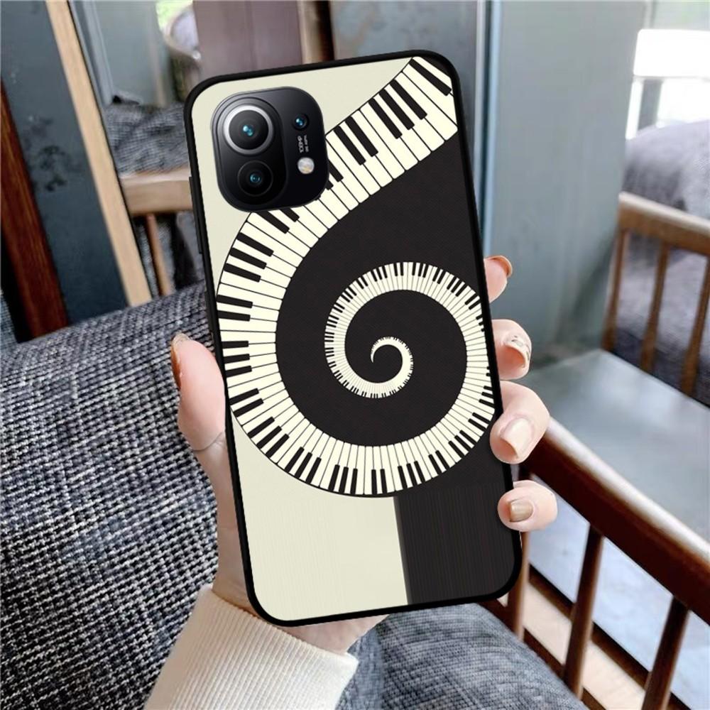 Piano Keys Musical Phone Case For Samsung S 20 21 22 23 Plus Ultra For Redmi Note 8 9 10 11 For Huawei Y 5 6 9