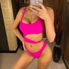 11 Colors Sexy Asymmetrical Tie Dye Women Swimwear Irregular One Piece Swimsuit Female Bather Bathing Suit Swim Lady