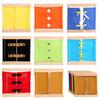 Children's Educational Wooden Game Set: 8 Fun Dressing and Life Skills Activities for Early Learning