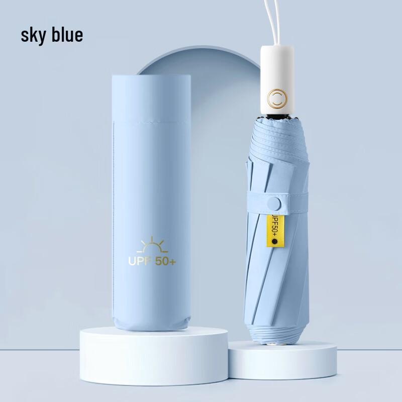 

Automatic Three-Fold UPF 50+ UV Protection Sun & Rain Umbrella