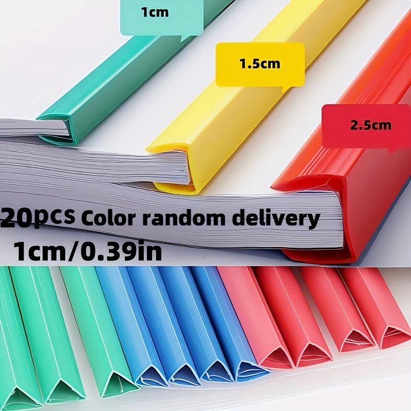 

20pcs A4 File Lever Clips, Lever-Style Clips, Color Loose-Leaf Binders, Report And Resume Folders Suitable for Offices And Homes