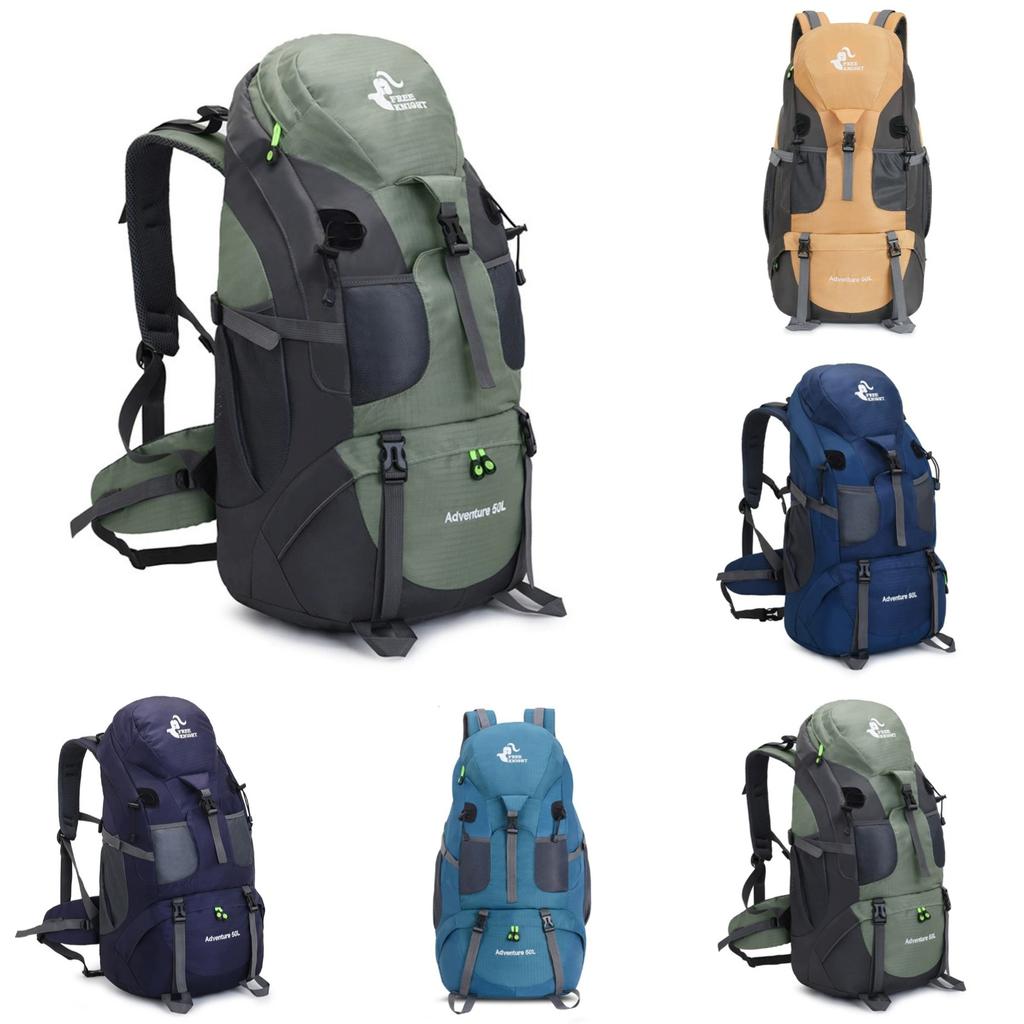 50L Outdoor Backpack Hiking MenTrekking Camping Rucksack Women Cycling Travel Daypacks Male Waterproof Mountaineering Backpacks