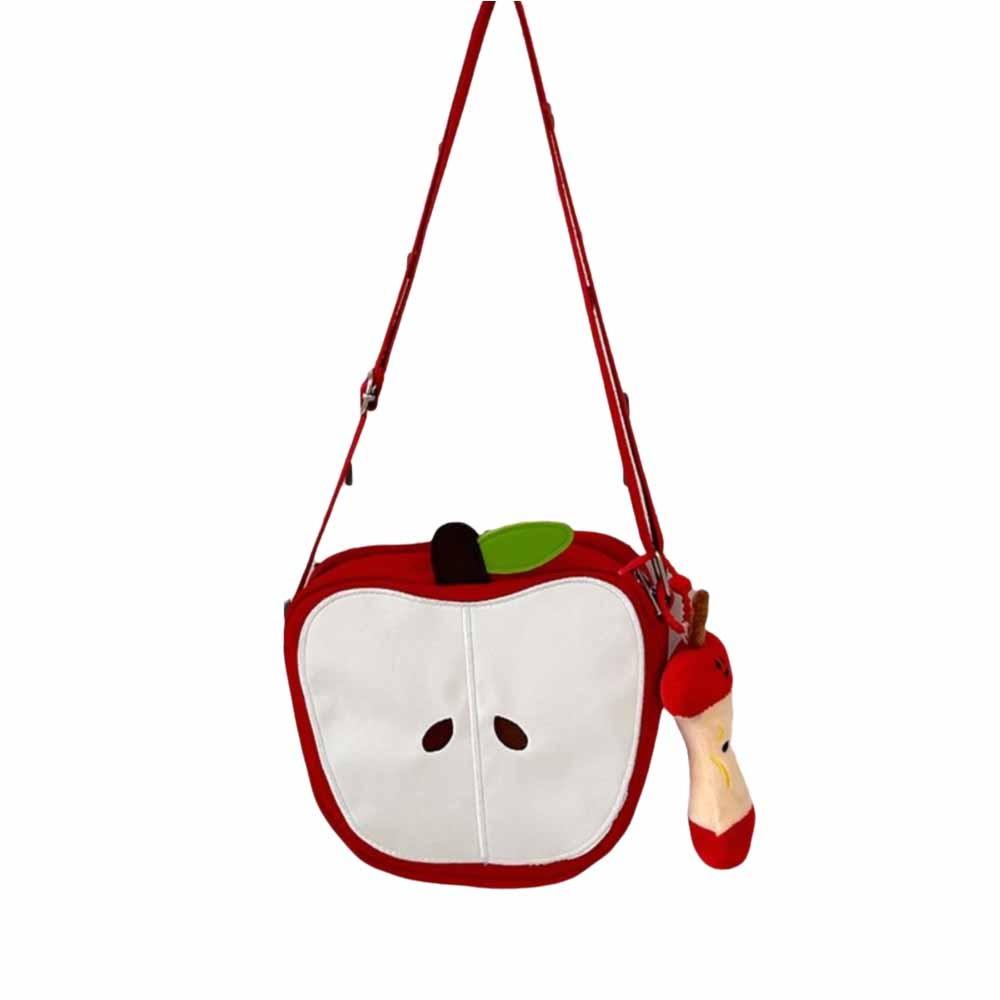 Harajuku Fruits Shape Crossbody Bag Message Bag Mobile Phone Pack Funny Shoulder Bag Male