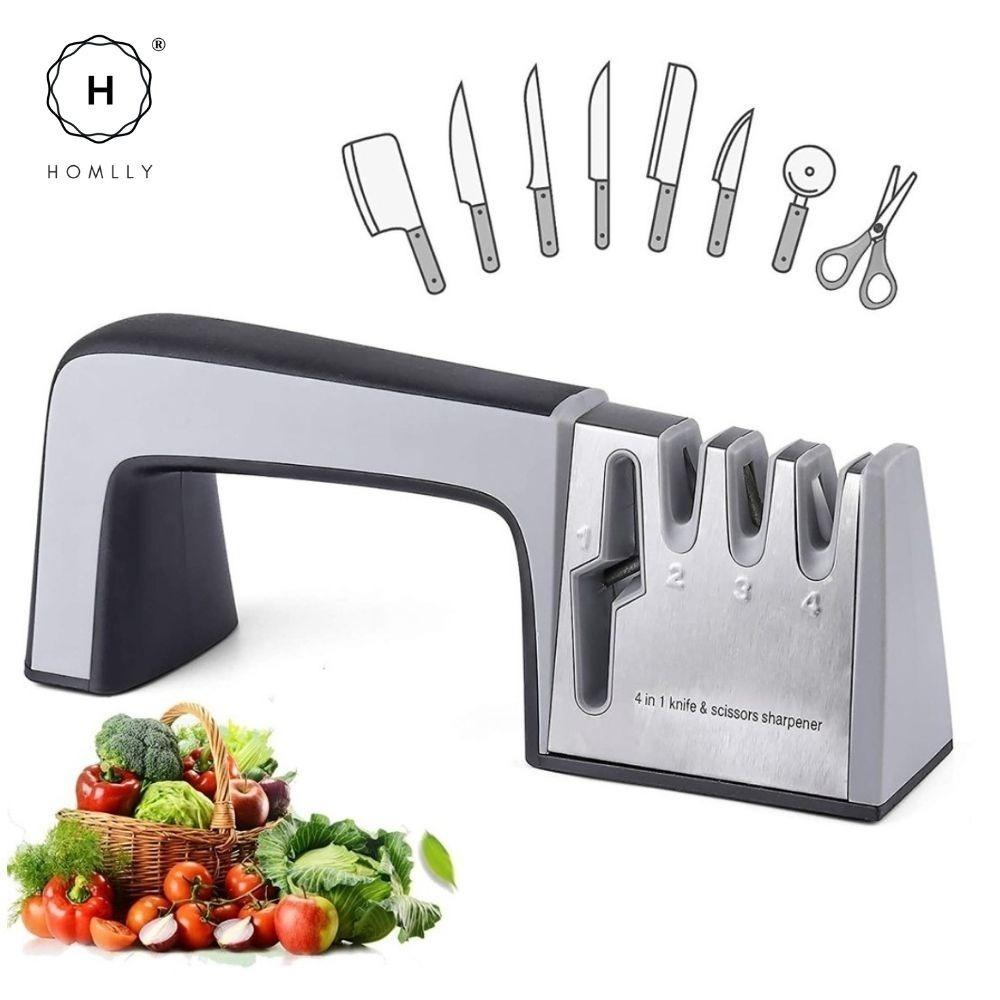 

Homlly Kitchen Knife Scissor Sharpener Model B (4in1)