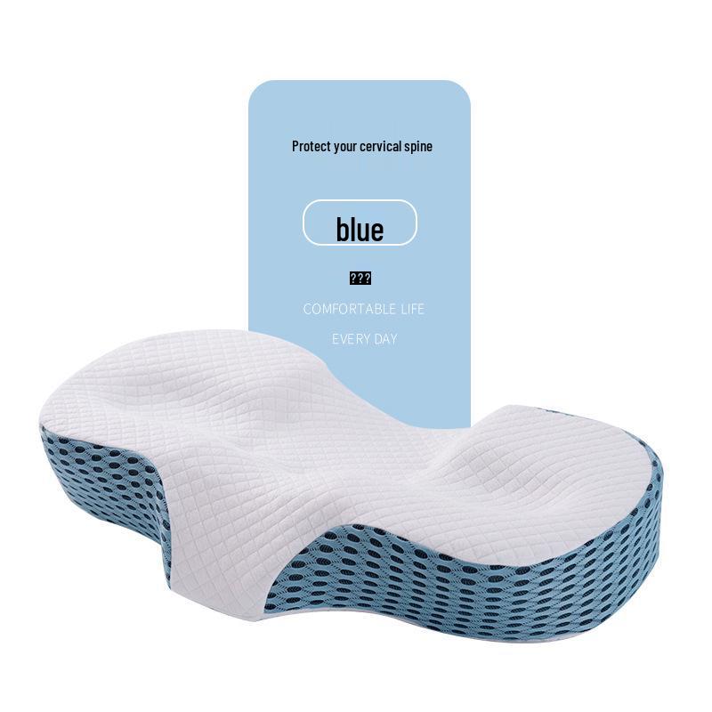 Butterfly Sleep Cervical Neck Support Pillow - Comfortable Slow Rebound for Adults