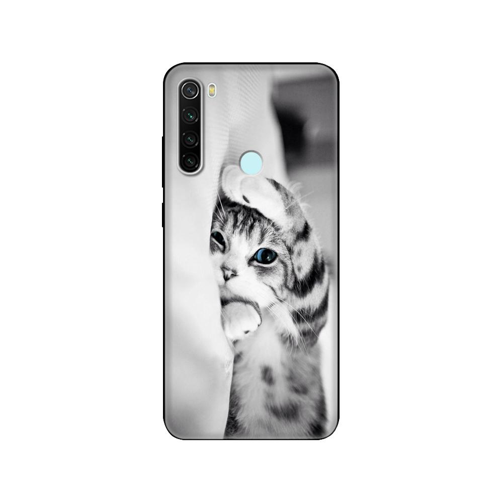Für xiaomi Redmi Note 8T Hülle, Weiche Silikonhülle für xiaomi Redmi Note 8 Hülle T Fundas auf Redmi NOTE 8 PRO Coque schwarzes TPU-Case