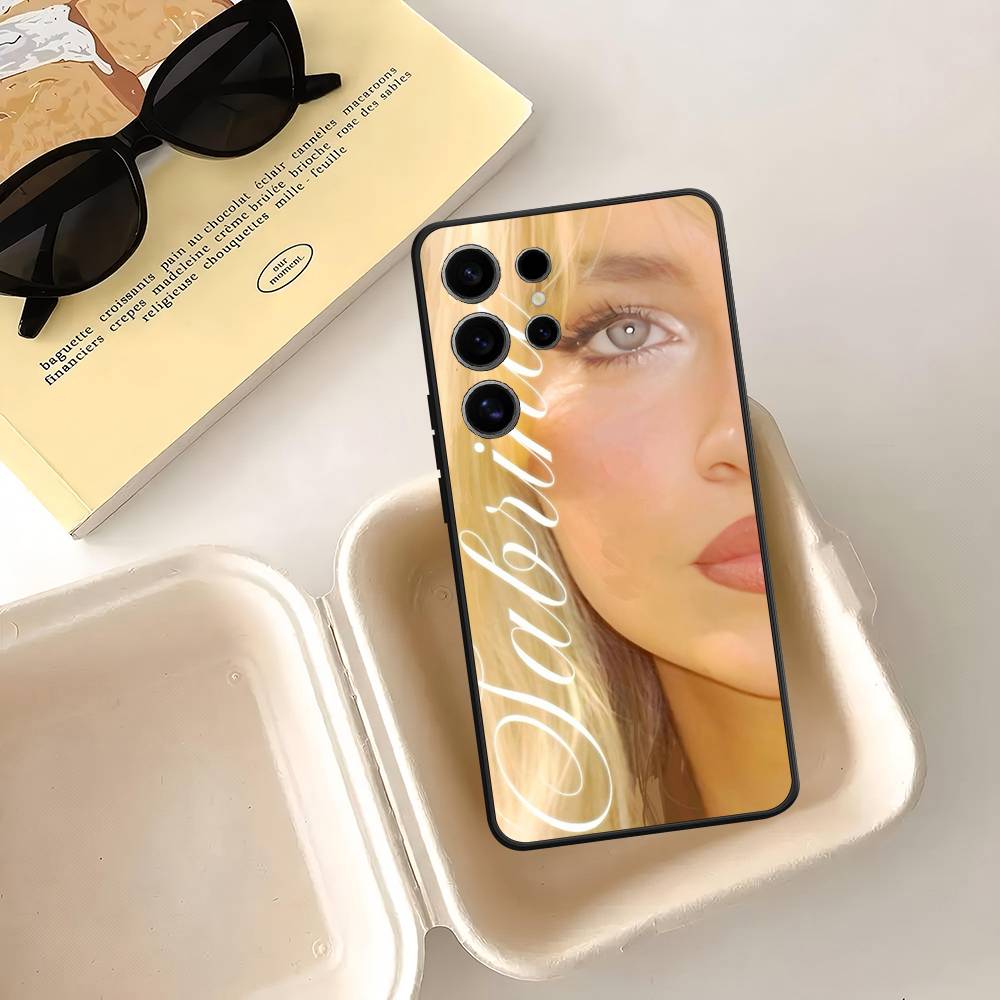 

S-sabrina C-Carpenter Cartoon Case For Samsung Galaxy Case S25 S23 S22 S21 S30 S20 S10 Ultra Plus FE TPU Soft Cover Samsung S21FE