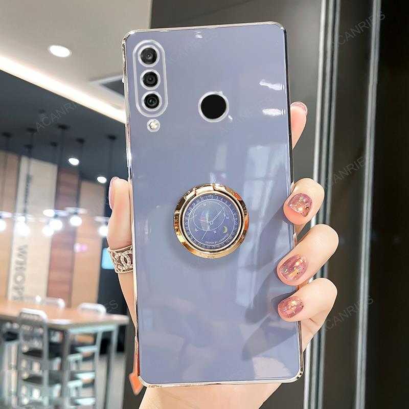 P30lite P30pro Luxus-Hülle mit Überzugsringhalter für Huawei P30 Lite P40 P20 P 20 30 Smart Pro Plus 2019, Stand-Silikon-Rückseite