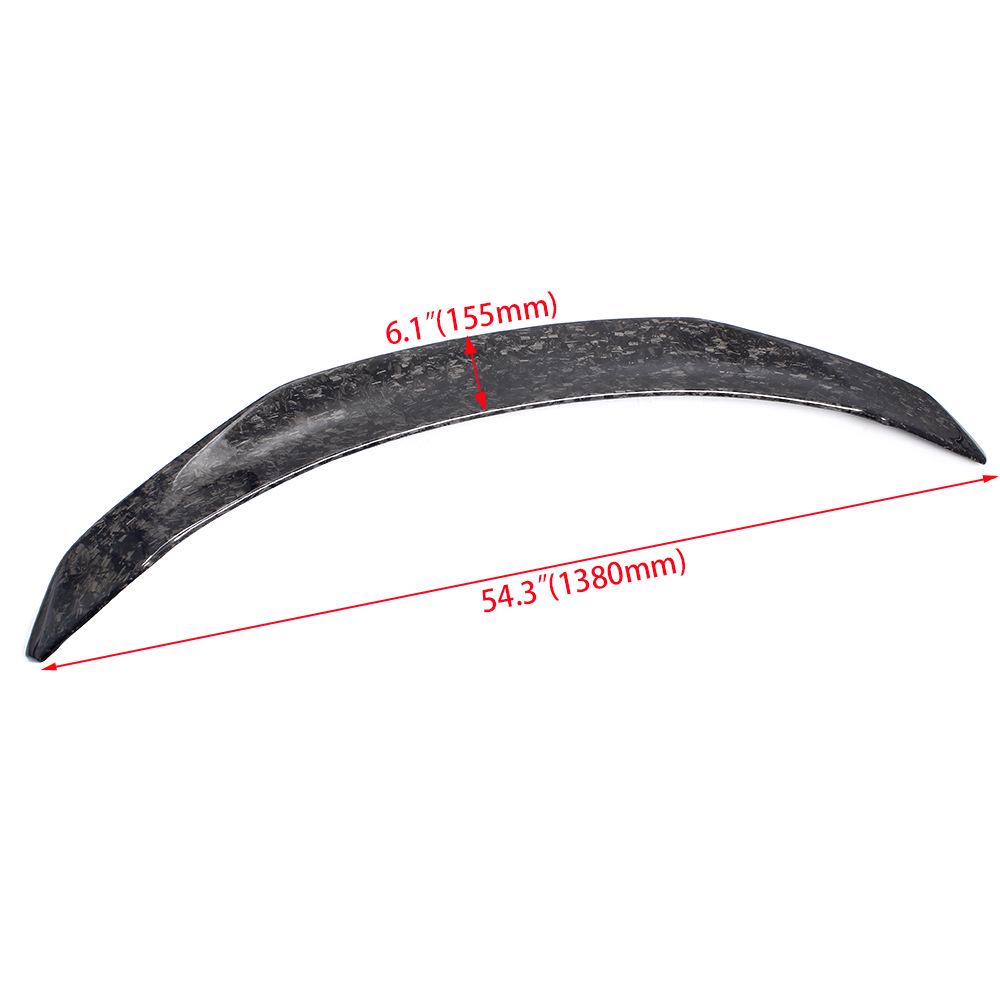 Tesla Model 3 Forged Carbon Fiber V-Style Exterior Spoiler