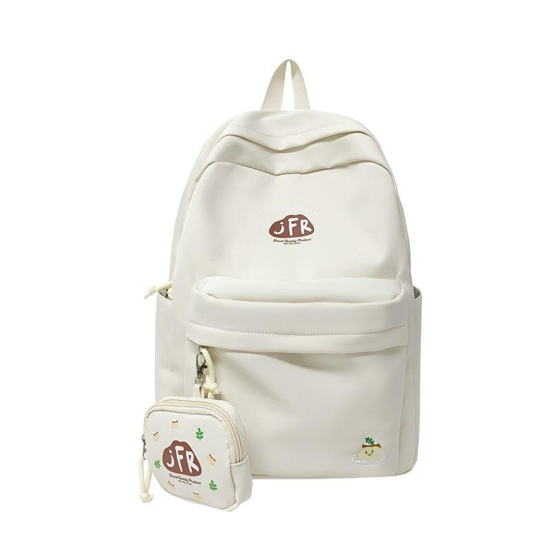 

Новый школьный рюкзак для ученика, рюкзак для ученика средней школы, простой большой вместимости, маленький свежий дорожный рюкзак