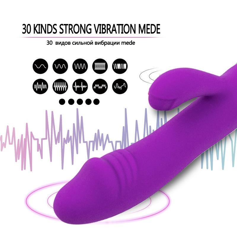 G Spot Vibrator 10 Frequency Dildo Sex Toys Rechargeable Handheld Silicone Abs Adult Clitoris Penis Supplies Women