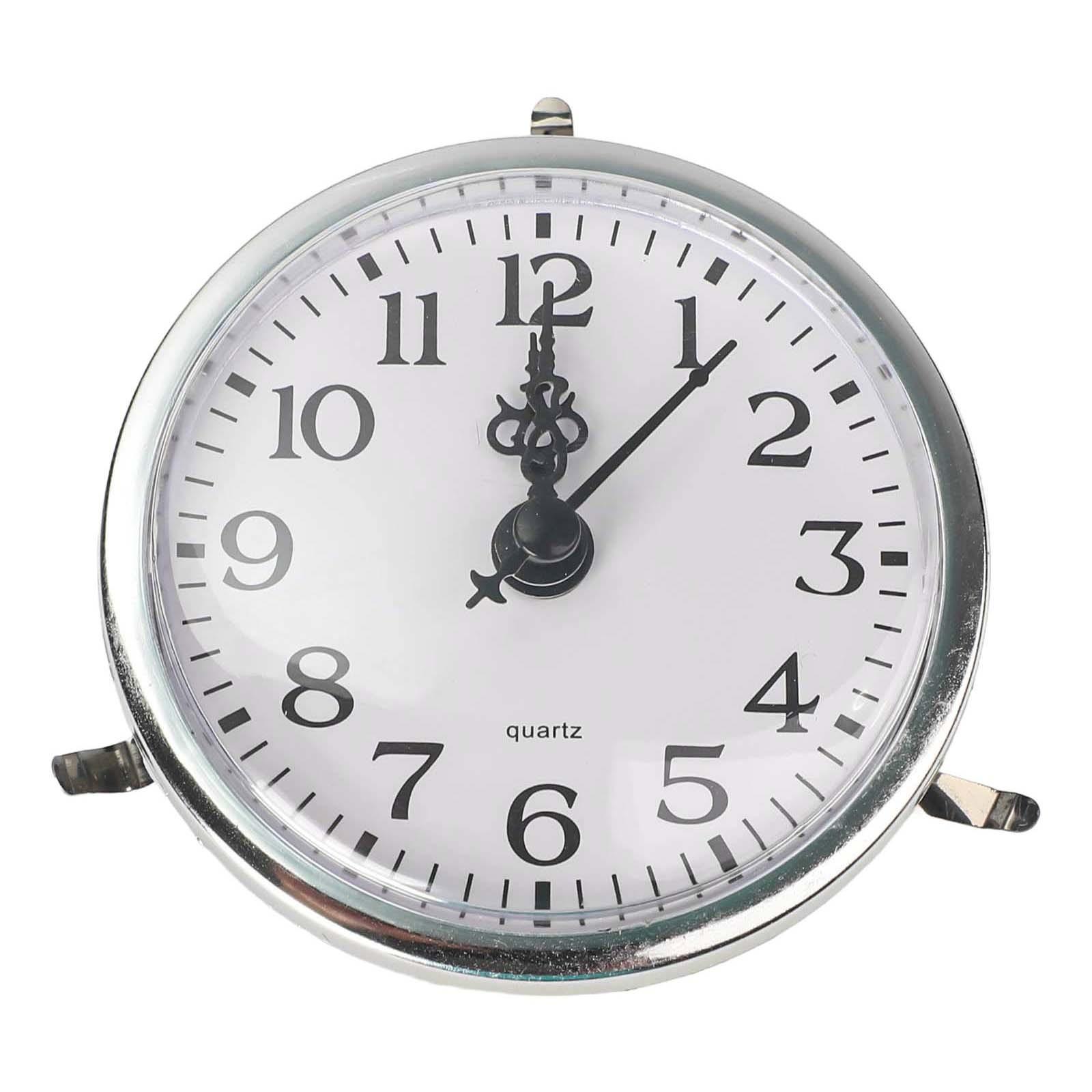 Кварцевый часовой механизм 80 мм, часовая вставка, рекомендуется углеродная батарейка silver