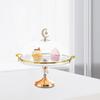 Cake Stand with Dustproof Lid Elegant Pastry Display Tray for Bakery Birthday and Christmas Celebration