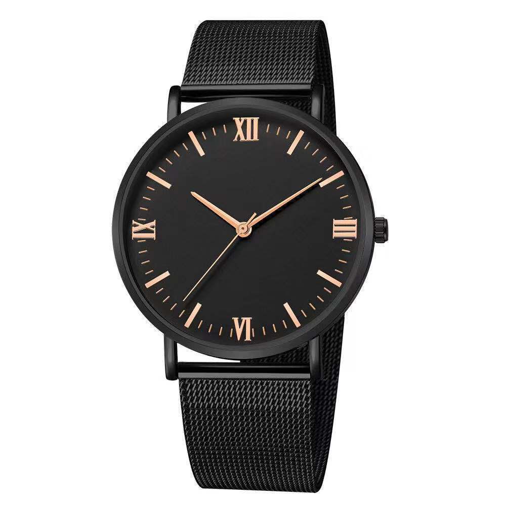 Eaby Simple Couple Quartz Fashion Watch Mesh Strap Men S Watch