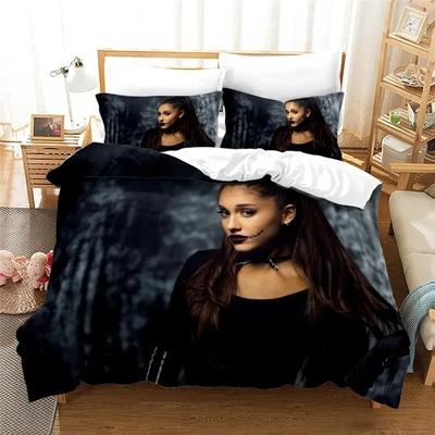 Ariana Grande Mode Popstjärna Sängkläder Sängkläder Sovrum Mjukt Modernt Sängöverkast Bekväm Barn Påslakan Påslakan Örngott