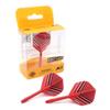 CUESOUL Integrated Flight Standard Shape Red Base Black White Pattern 3 Pieces CSAK-52X-3