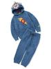 Exclusive HOMME Super Glover Pullover Hoodie Long Pants Set PHNT235931 Blue Medium E-commerce [SESAME STREET] & Men's