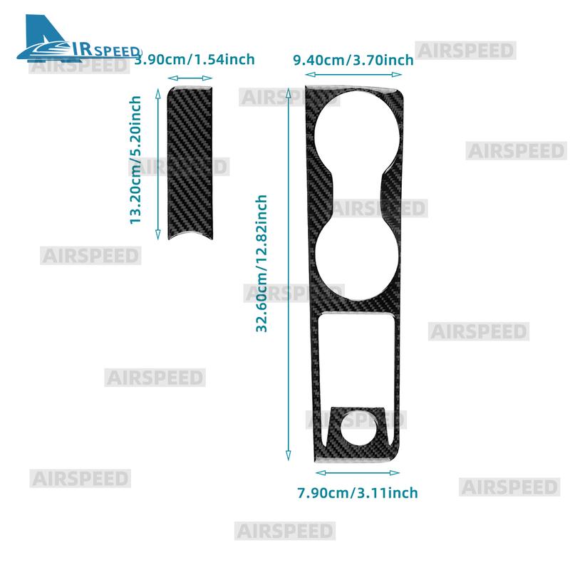 Real Soft Carbon Fiber Sticker For Seat Ibiza 6F 2018 2024 2025 LHD RHD Car Cup Holder Frame Interior