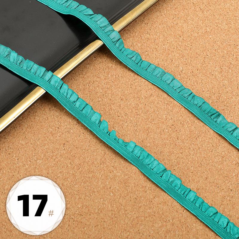5m Elastic Lace DIY Clothing Neckline Cuff Cloth Strips Clothes Hem Decorative Trim Ribbons Party Dress Decoration Sewing Fabric