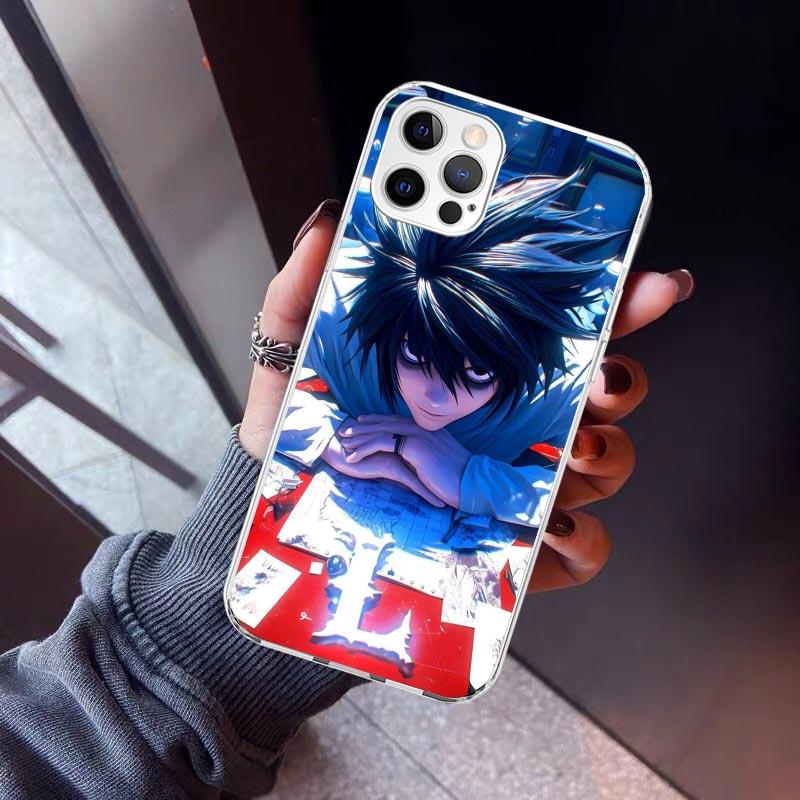N-Note D-Death L Lawliet Phone Case For iPhone 17 Air 16 15 Pro Max 14 Plus 13 Mini 12 11 Cover 7 8 SE Silicone Shell Print Fund