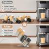 Acrylic Cup and Lid Holder with Straw Organizer, Adjustable Coffee Cup Holder Organizer, for Paper & Plastic Cups