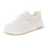 Women's shoes 2026 autumn new student board shoes Korean version cowhide thick soled casual shoes