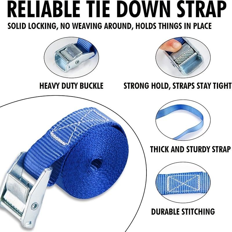 Five-piece Heavy-duty Anti-slip Straps Equipped with a Buckle System Adjustable Straps Are Suitable for Kayaks, Cargo Trucks, Motorcycles, and Canoes