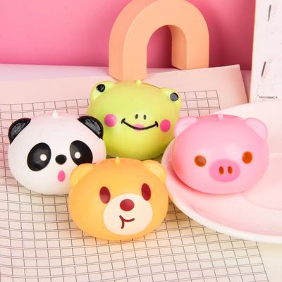 Neue Kinder Brotfarbene Panda Tiere Kneifen Freude Niedlich Cartoon Entspannungsball Langsam Zurückfedernd Mehl Stressabbau Spielzeug Erwachsenen Geschenk