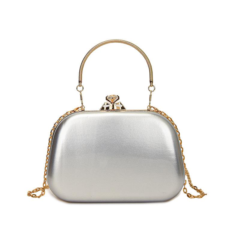 

Fashion Box Lipstick Bag 2025 New Luxury Gold Silver Clutch Bag Trend Party Wallet Crossbody Phone Bag Ladies Red Wedding Purse