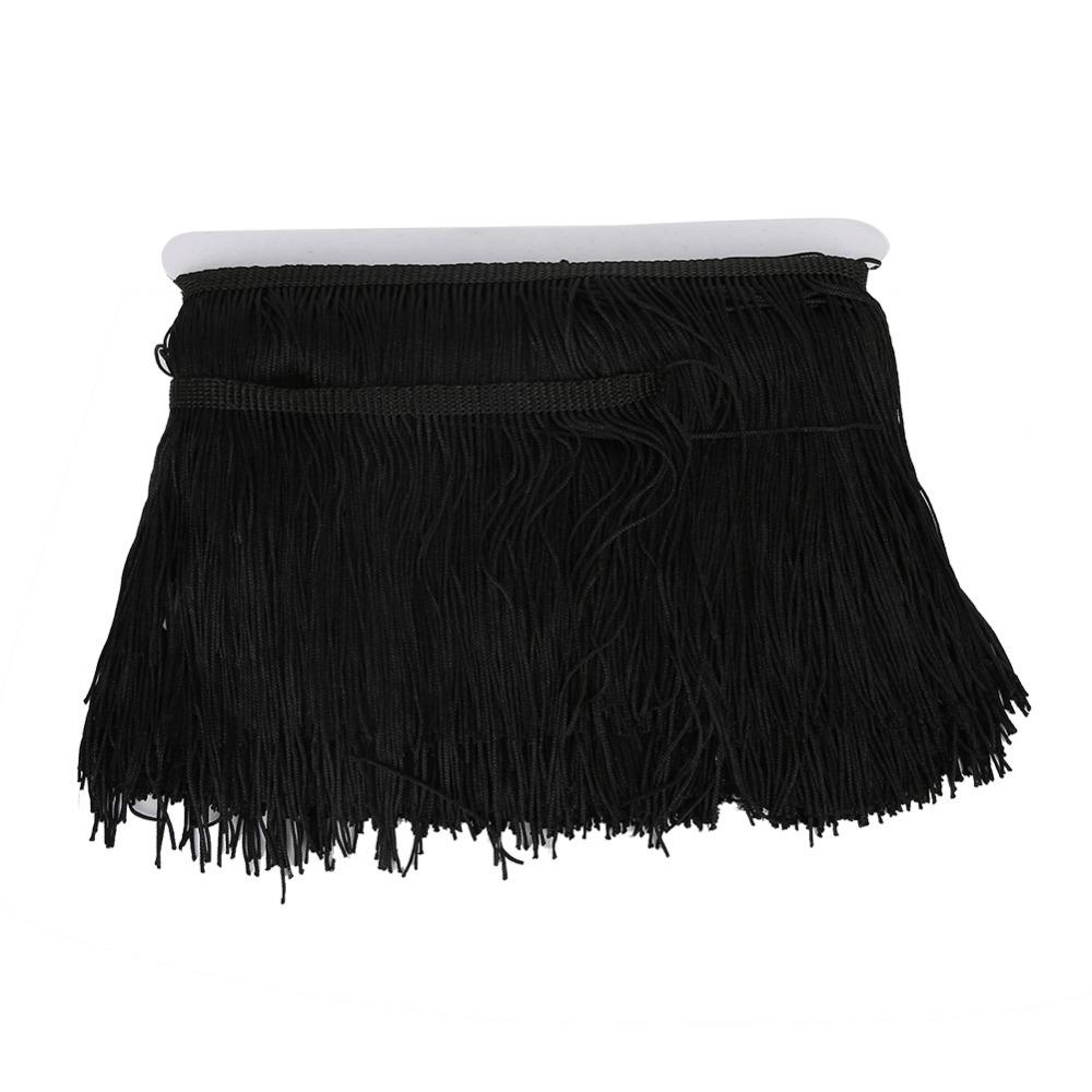 1pcs 10 Yards Long Fringe Tassel Trim 6inch Wide Polyester Material Polyester Lace Trim Stage Clothing Sewing Supplies