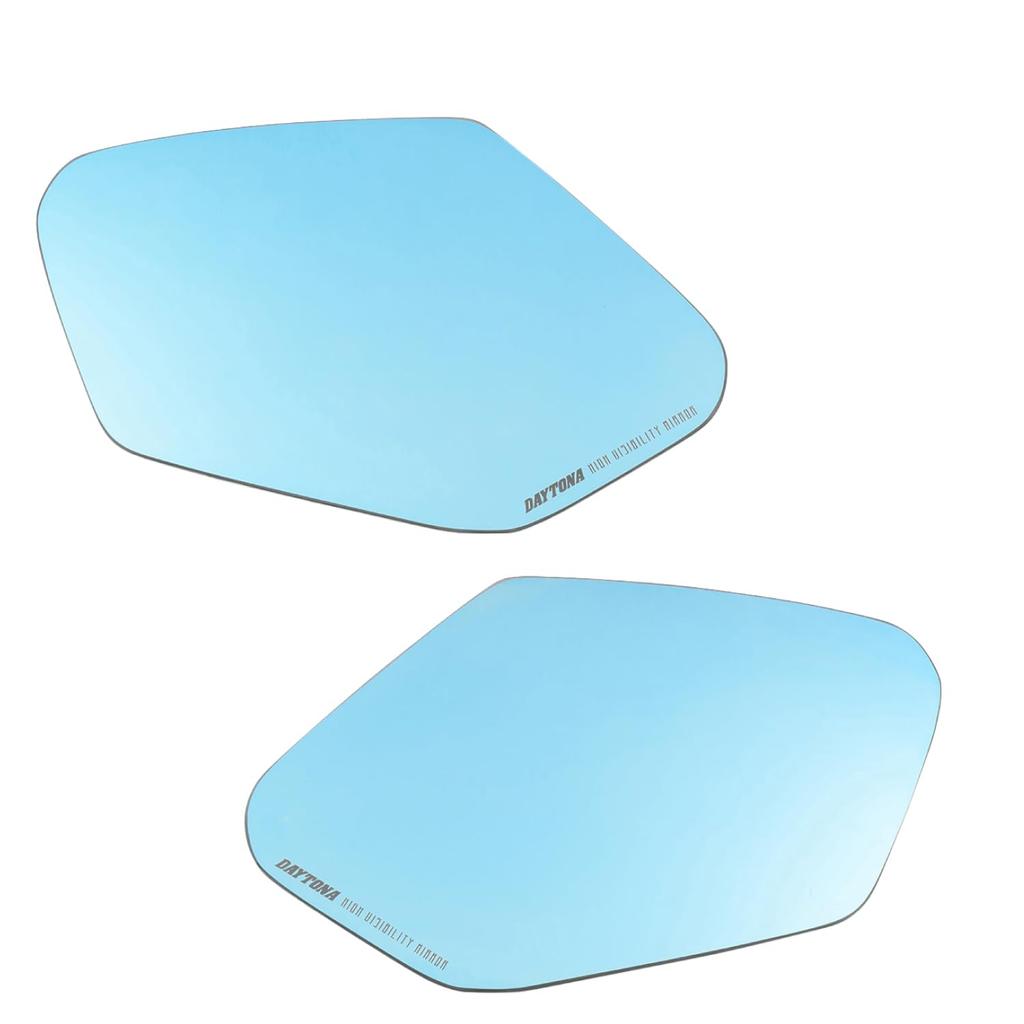Daytona Motorcycle for Honda CBR250RR and Other 29711 Mirrors, Stick-On, Wide-Angle, Anti-Glare, High-Visibility, Models, Blue,