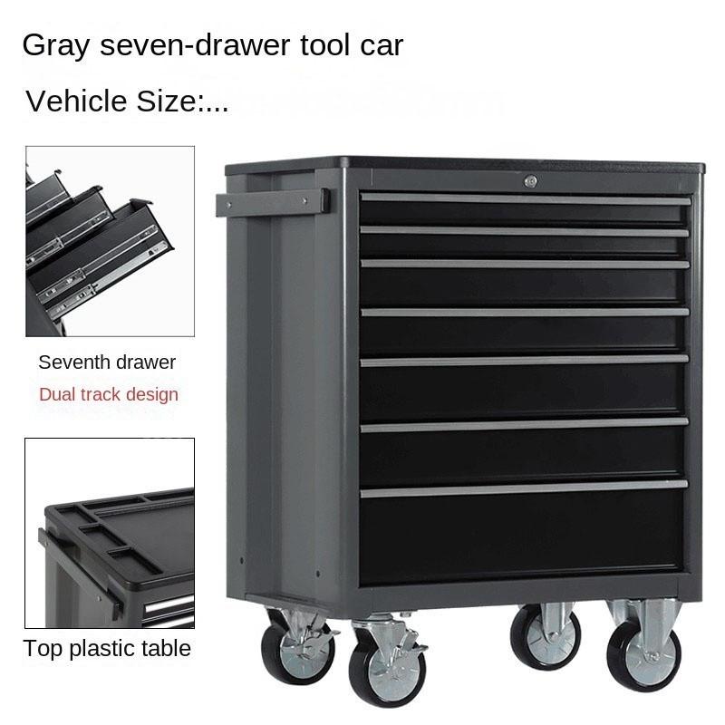 Multifunctional Mobile Cabinet Trolley Tool Box Trolley Tool Cart Storage Toolbox Tank Drawer Auto Repair Cart